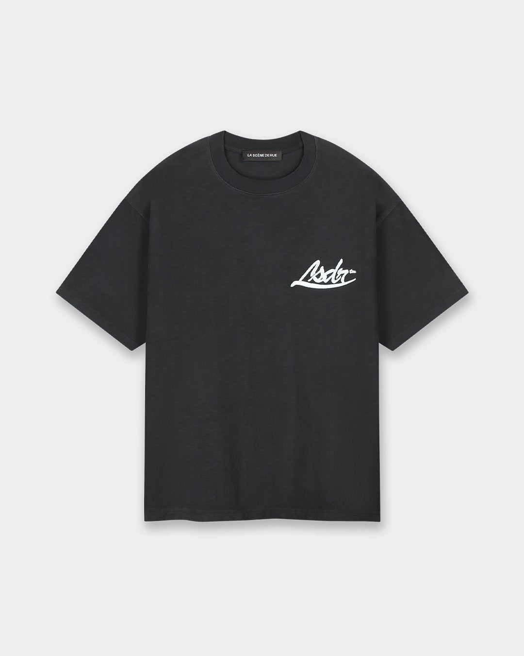 LOGO T-SHIRT LSDR - LA SCENE DE RUE T-SHIRT - WASHED BLACK LSDR T-SHIRT - EMBROIDERY T-SHIRT LSDR SCRIPT LOGO - BOXY OVERSIZED T-SHIRT LUXURY ACNE STUDIOS EQUALITE - BASIC T-SHIRT HEAVY - HEAVYWEIGHT T-SHIRT - LA SCENE DE RUE - 