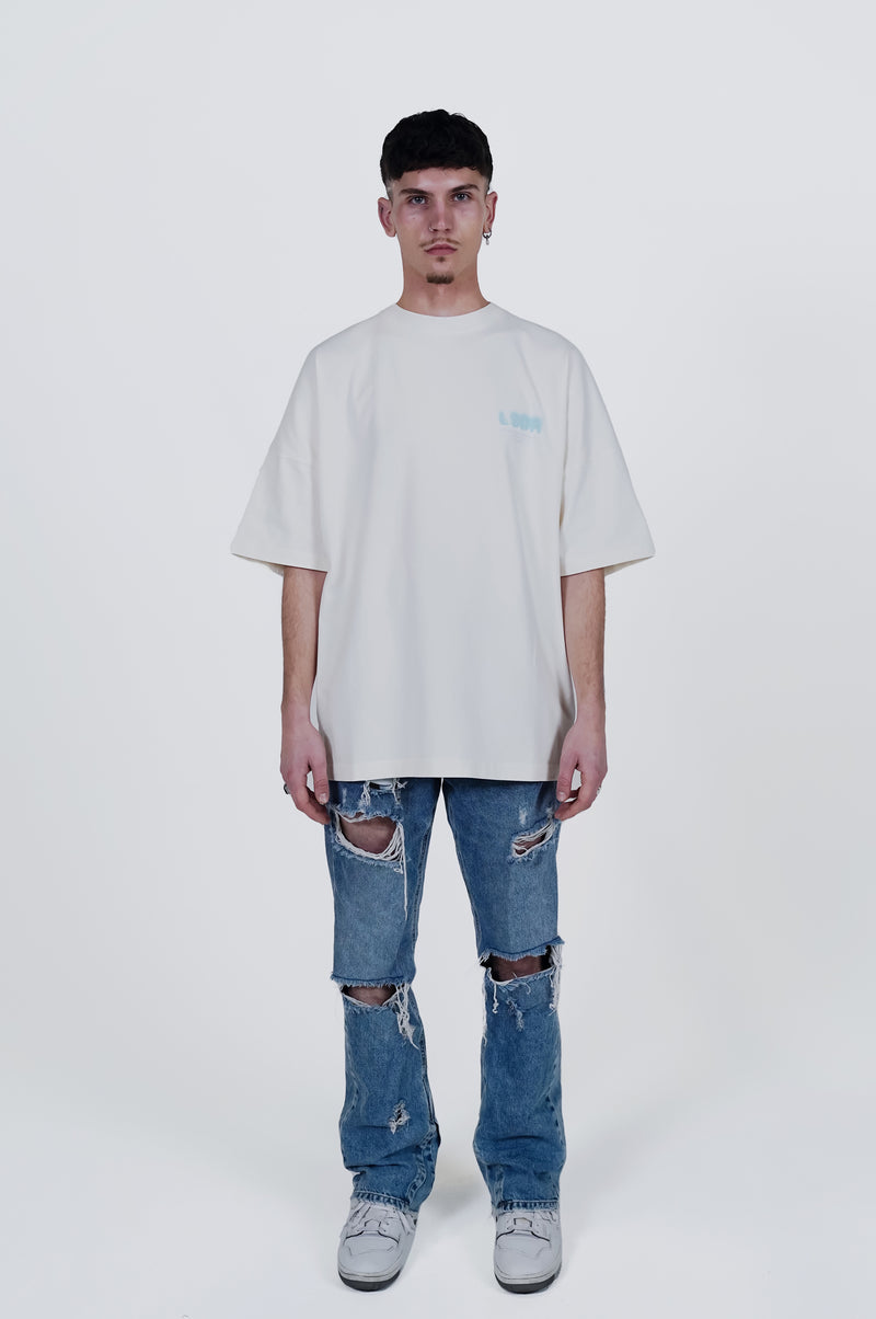 LSDR T-SHIRT WHITE BLUE