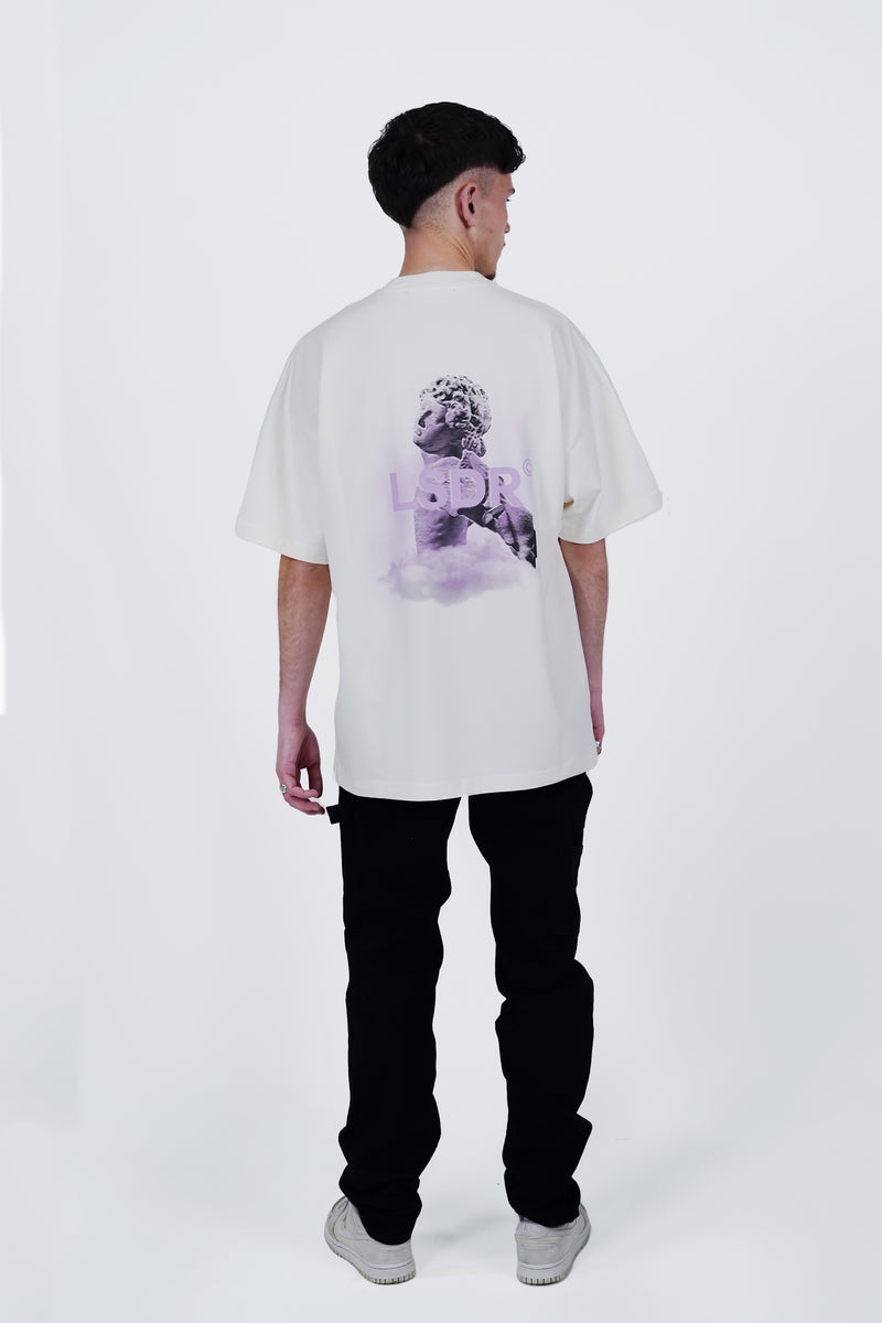 LSDR ANGEL T-SHIRT WHITE PURPLE 
