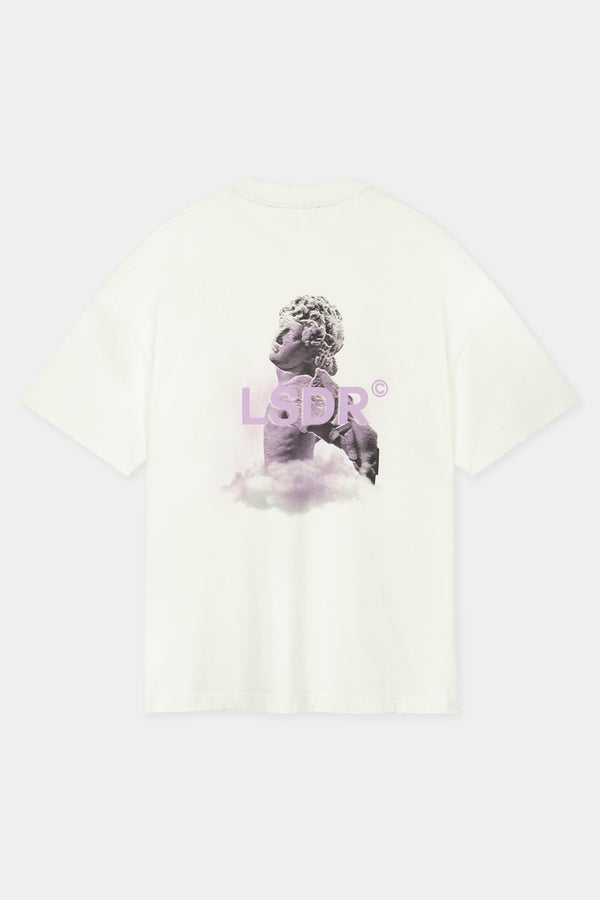 LSDR ANGEL CLOUD T-SHIRT WHITE PURPLE 