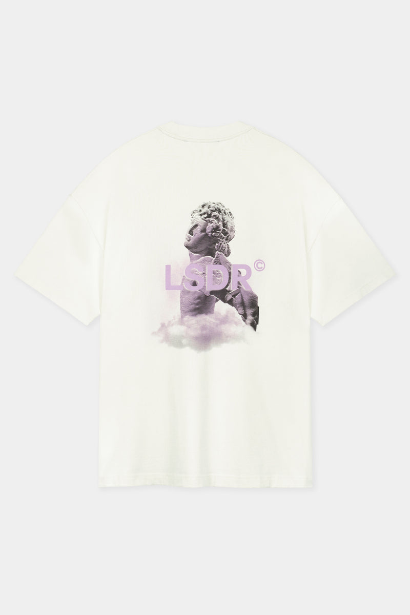LSDR ANGEL CLOUD T-SHIRT WHITE PURPLE 