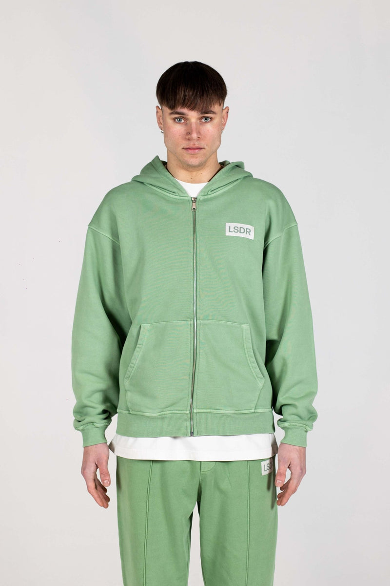 UDR ZIP HOODIE - SHALE GREEN - LA SCÈNE DE RUEZip hoodieLA SCÈNE DE RUELA SCÈNE DE RUE