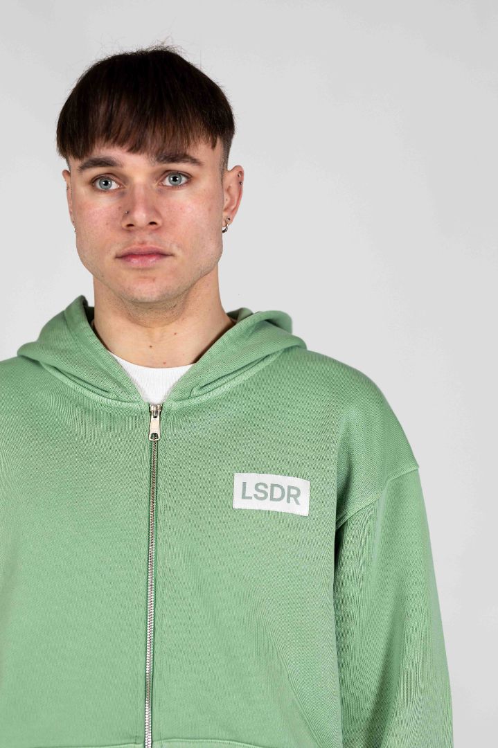 UDR ZIP HOODIE - SHALE GREEN - LA SCÈNE DE RUEZip hoodieLA SCÈNE DE RUELA SCÈNE DE RUE